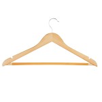 Wooden hanger, brown color